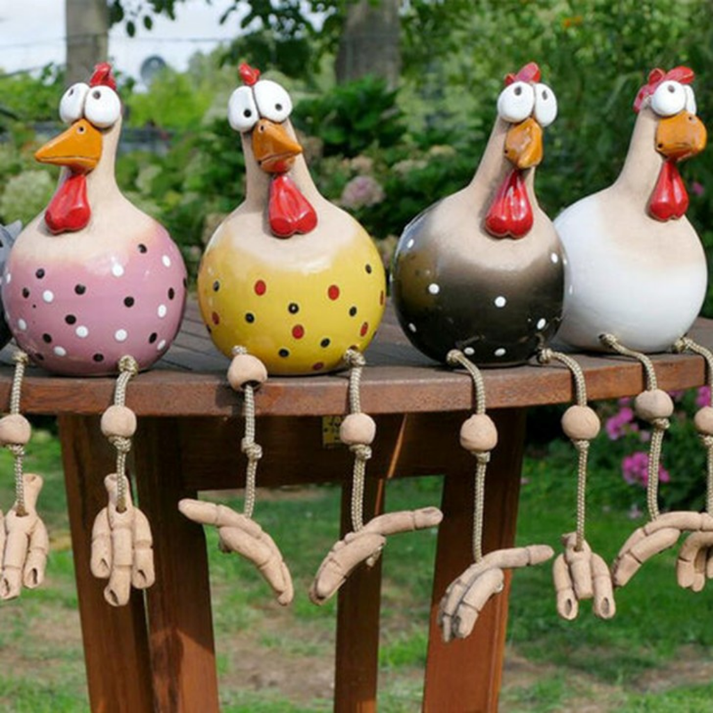 Leuke kippendecoraties voor je tuin