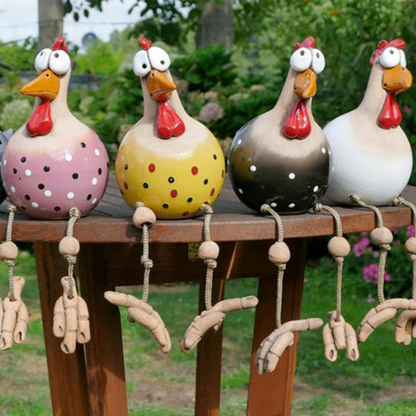 Leuke kippendecoraties voor je tuin
