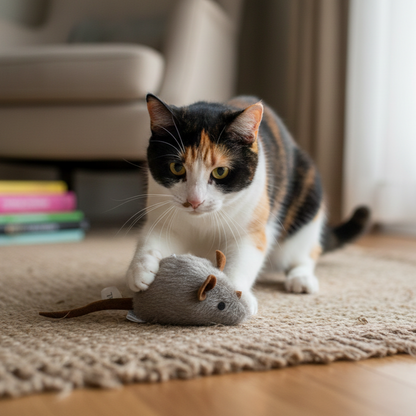 Realistisch interactief kattenspeeltje