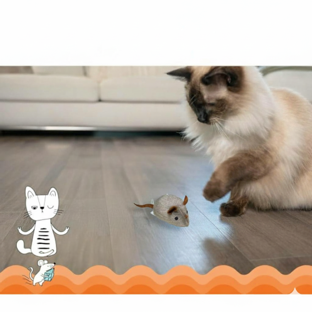 Realistisch interactief kattenspeeltje