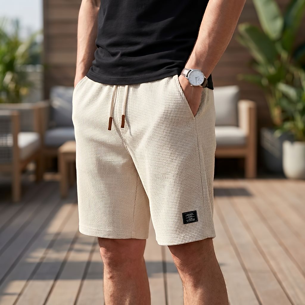 Korte broek heren | Comfortabele zomer short met elastische taille