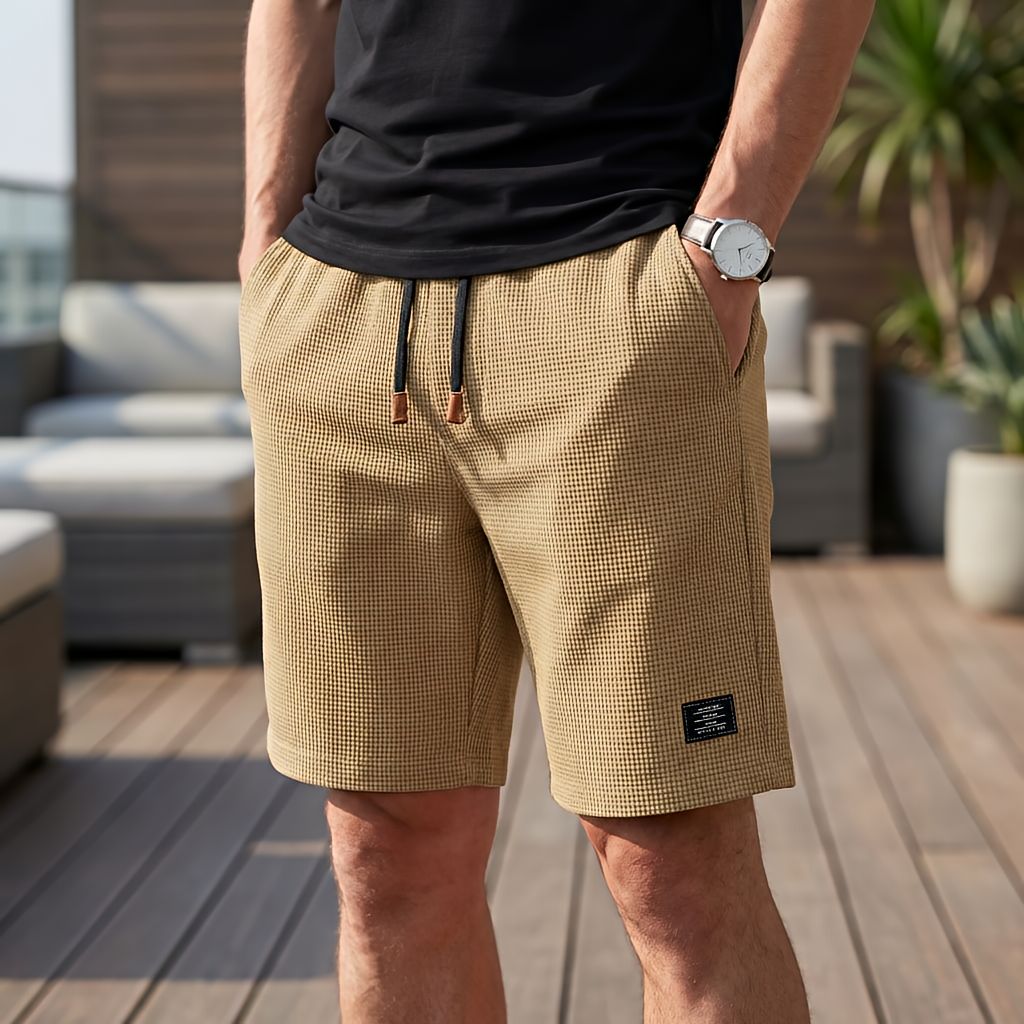Korte broek heren | Comfortabele zomer short met elastische taille