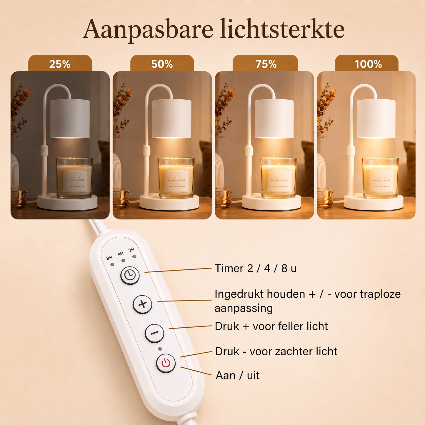 Kaarsenwarmer Lamp – geur en sfeer zonder open vlam