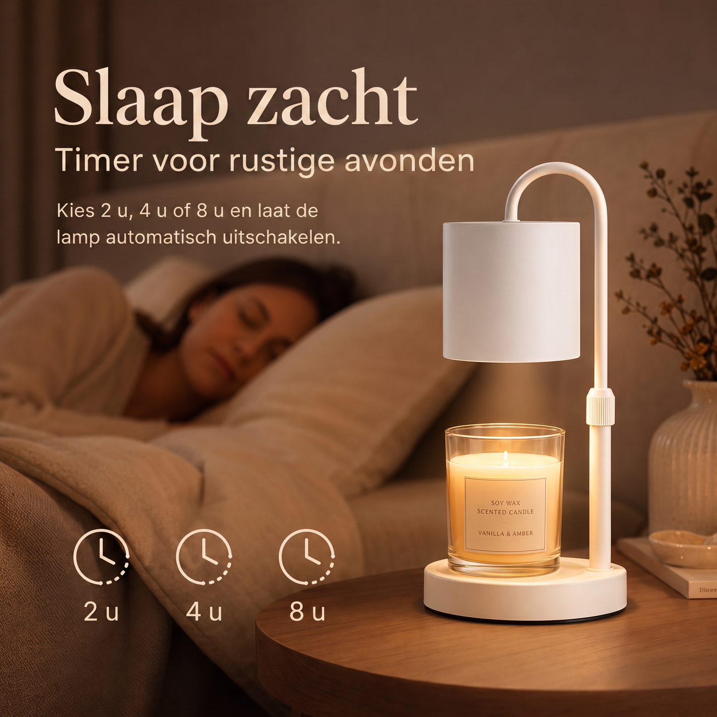Kaarsenwarmer Lamp – geur en sfeer zonder open vlam