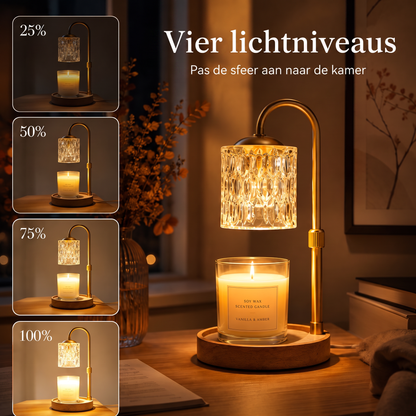 Kaarsenwarmer Lamp – geur en sfeer zonder open vlam