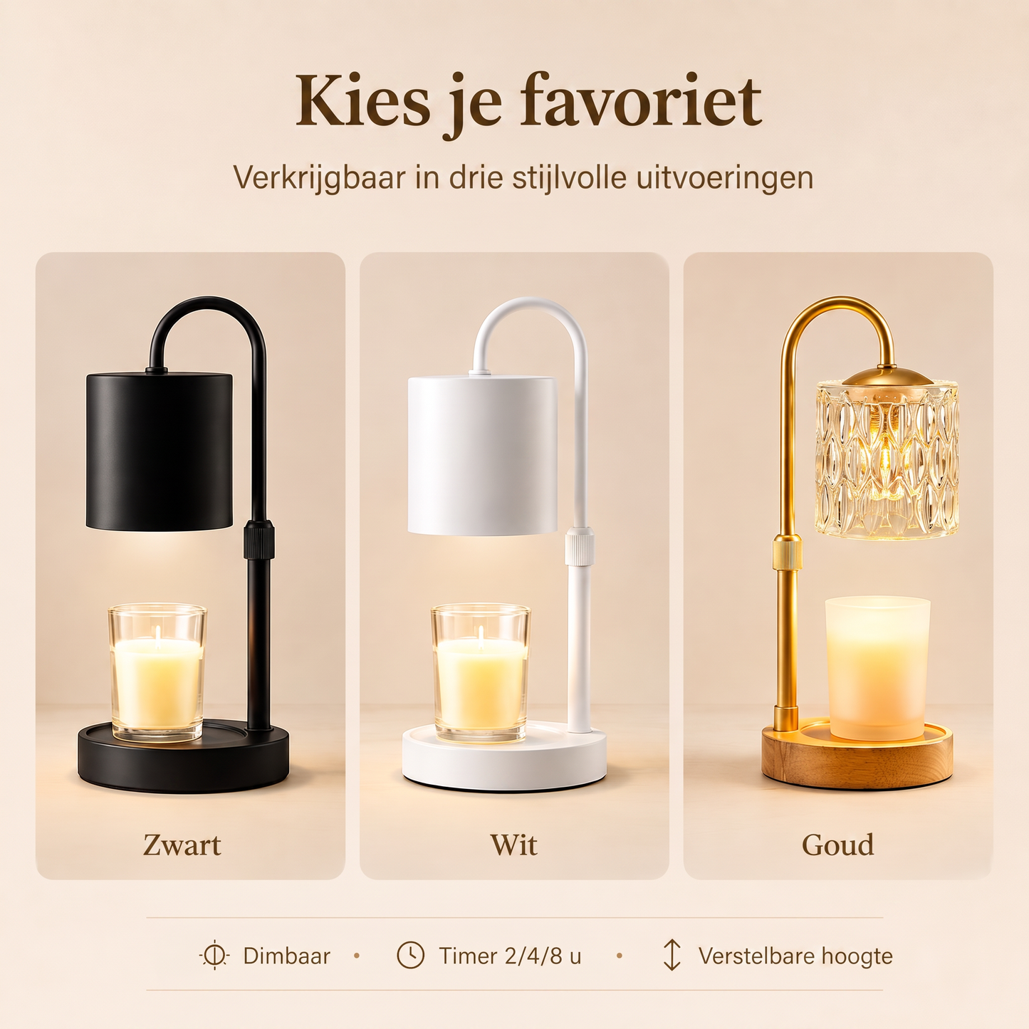 Kaarsenwarmer Lamp – geur en sfeer zonder open vlam