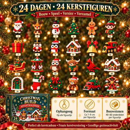 Kerstbouwproject – Bouw elke dag tot Kerstmis een nieuwe kerstfiguur 🎄