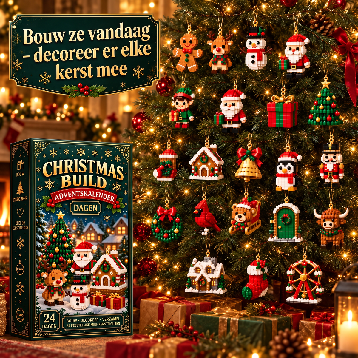 Kerstbouwproject – Bouw elke dag tot Kerstmis een nieuwe kerstfiguur 🎄