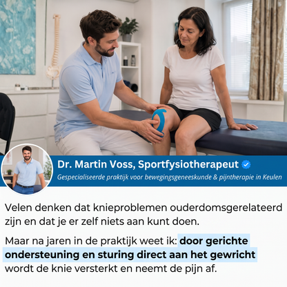 Kniegewricht Correctie Tape - Beweeg weer met vertrouwen, zonder voortdurend aan je knie te hoeven denken