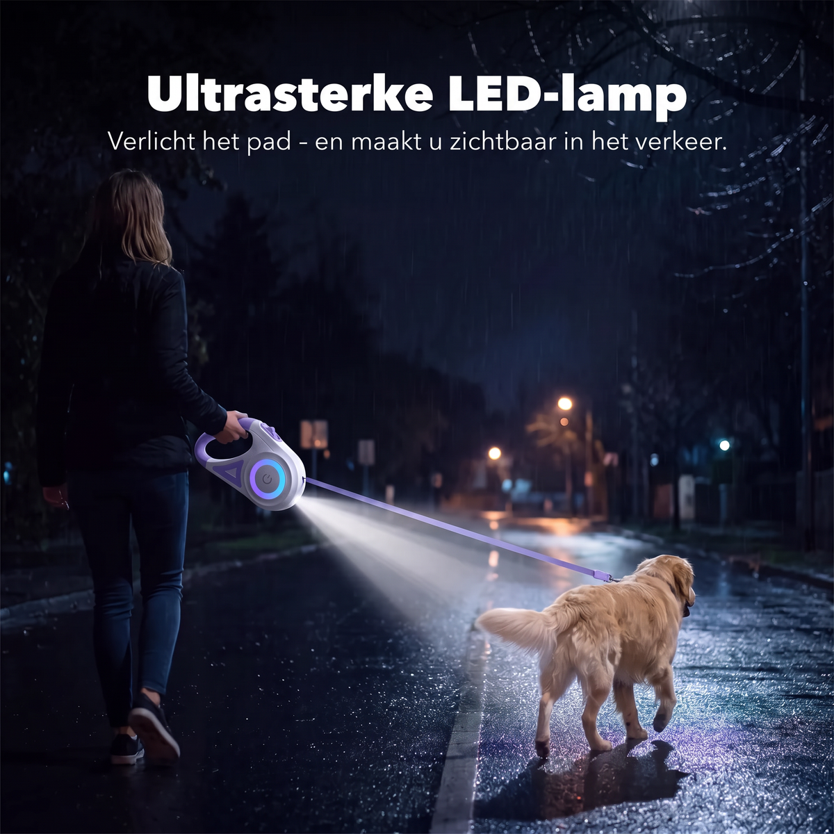 LumiLeash™ - Lichtgevende Leiband