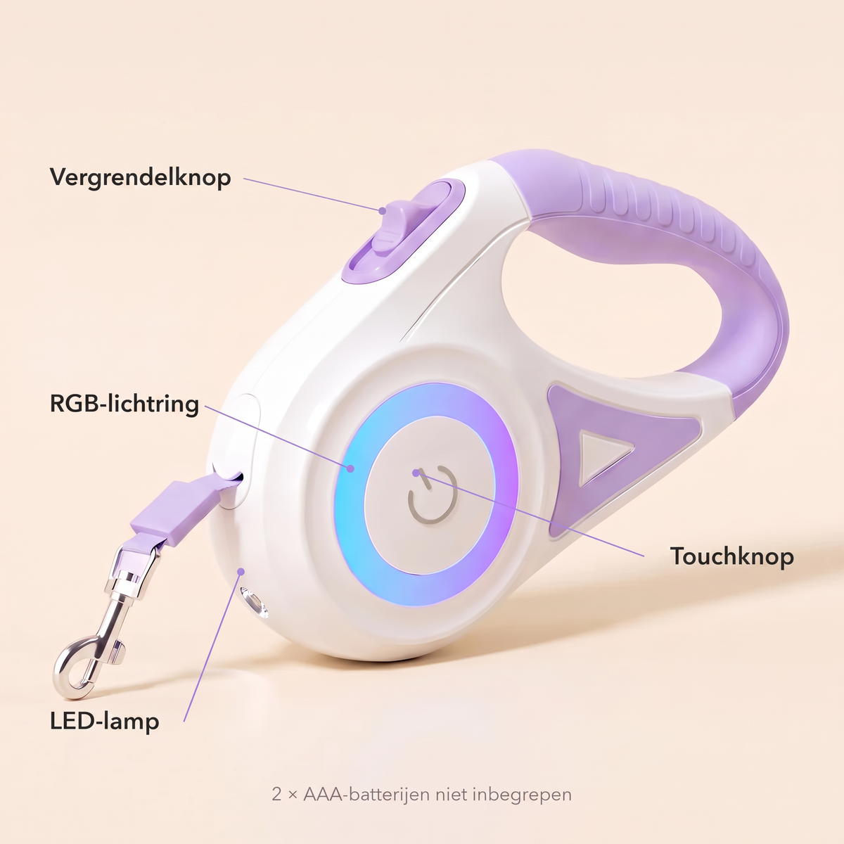 LumiLeash™ - Lichtgevende Leiband