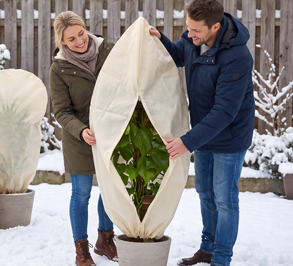 Neerslag en vorstbescherming voor planten