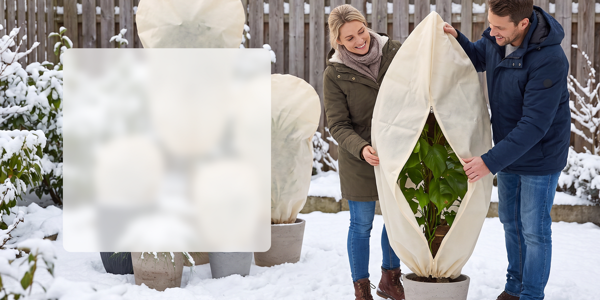 Neerslag en vorstbescherming voor planten
