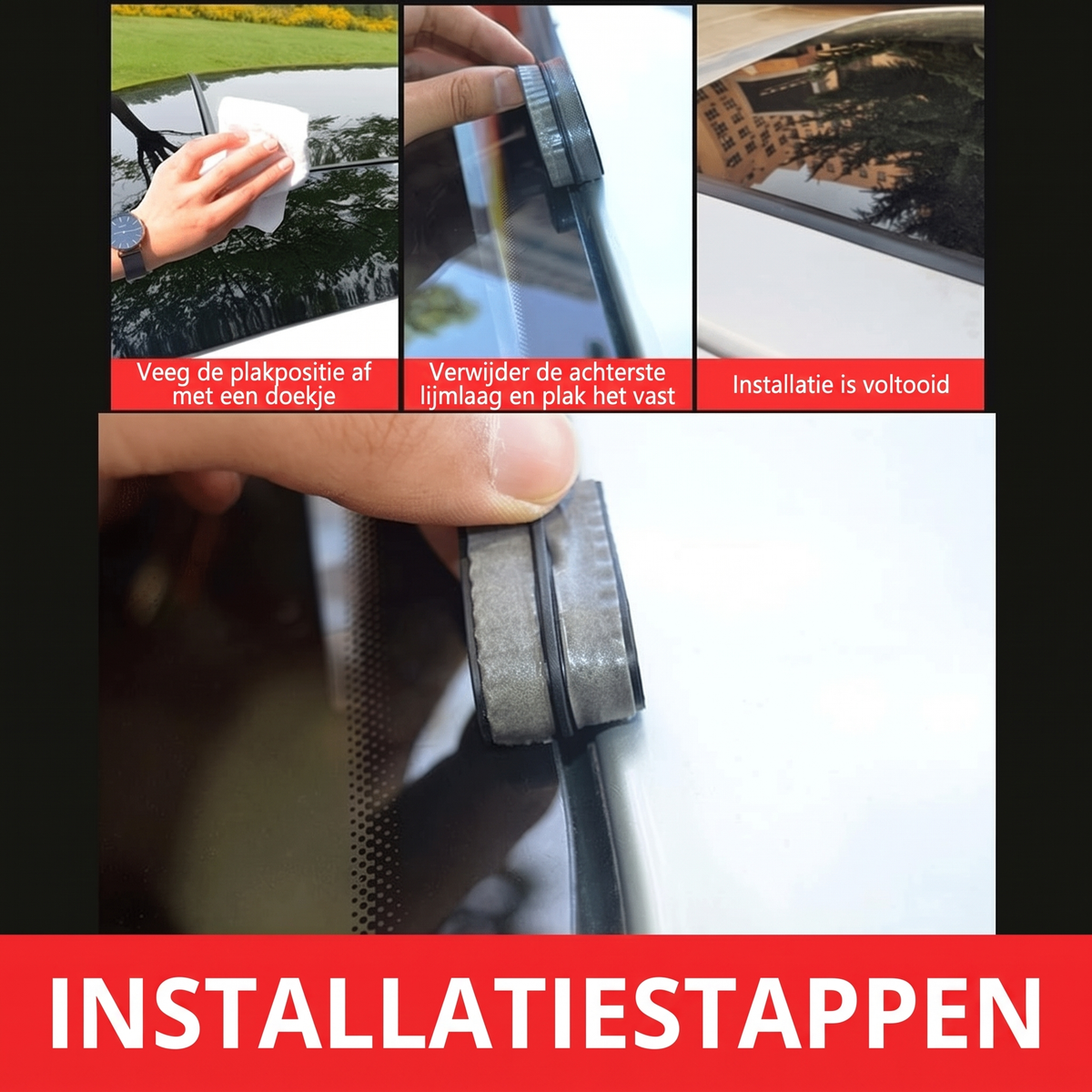Op maat te snijden rubberen auto afdichtingsstrip