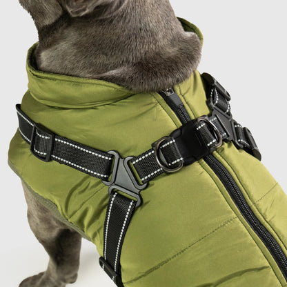 Petstar™ - Waterdichte winterjas met ingebouwd tuigje