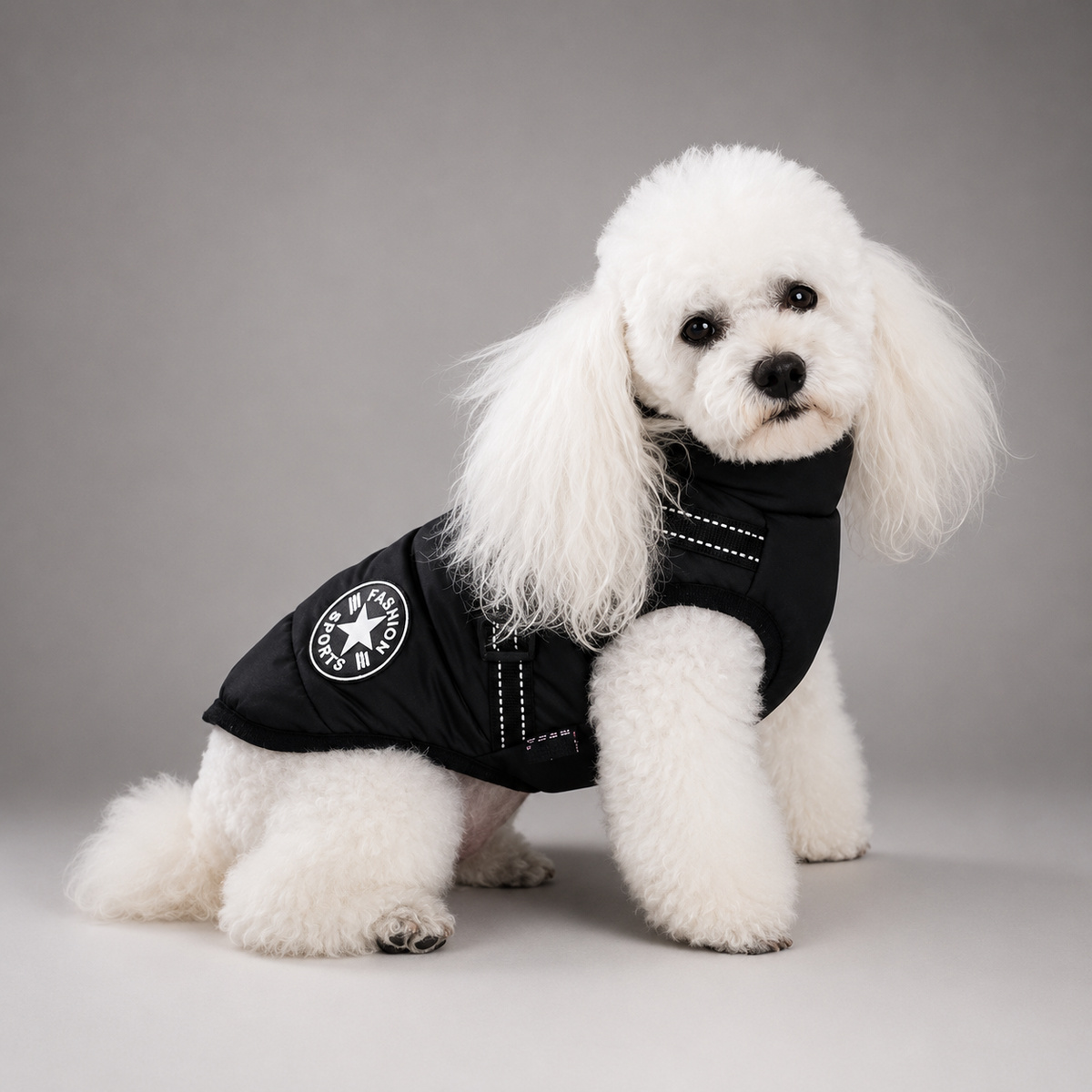 Petstar™ - Waterdichte winterjas met ingebouwd tuigje