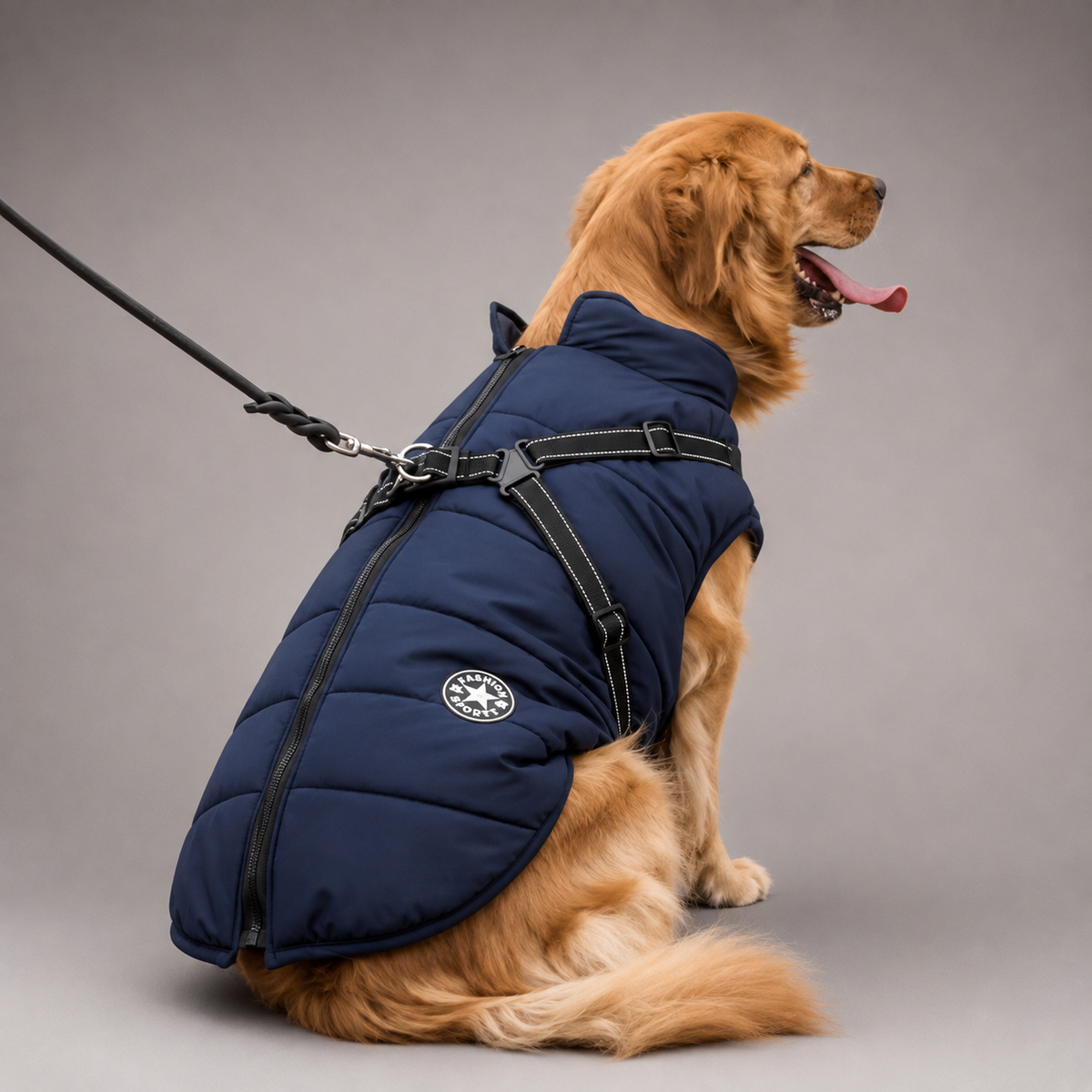Petstar™ - Waterdichte winterjas met ingebouwd tuigje