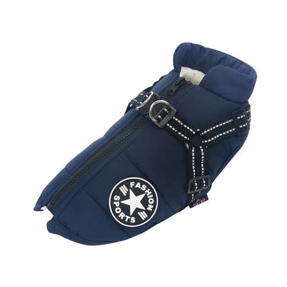 Petstar™ - Waterdichte winterjas met ingebouwd tuigje