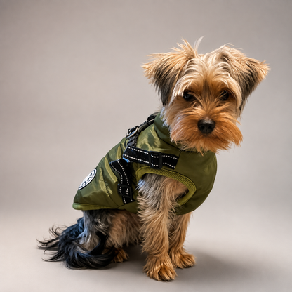Petstar™ - Waterdichte winterjas met ingebouwd tuigje