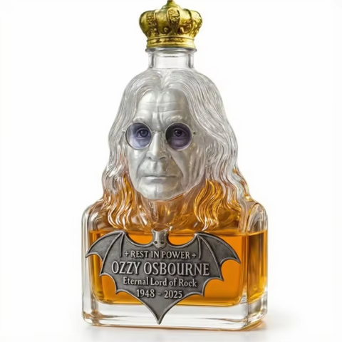 LiquorBottle™: Ozzy Osbourne Beperkt Editie Eerbetoon Karaf Likeurfles