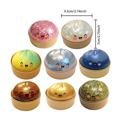 Glitter Dumpling Squishy – de schattigste stressbal van dit moment