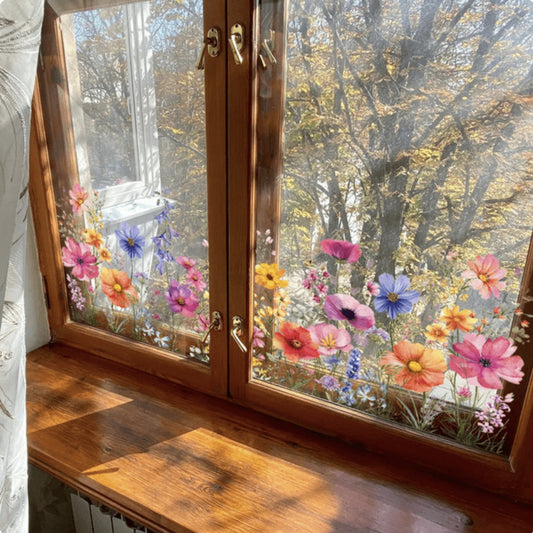 Bloemen Raamstickers