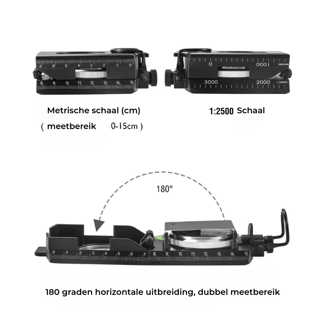 TrueNorth™ - Kompas voor buitenactiviteiten