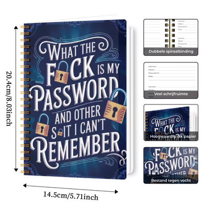 Grappig wachtwoordenboek / wachtwoordorganizer