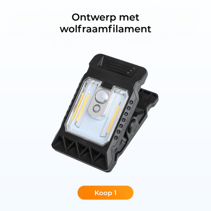 Buitenlamp op zonne-energie met bewegingssensor en clipbevestiging