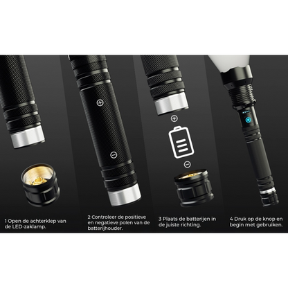 Zeer Felle Tactische Zaklamp