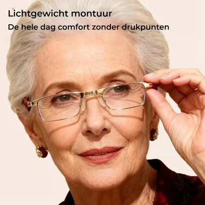 Opvouwbare leesbril met blauwlichtfilter en etui