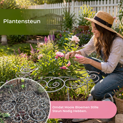 Plantensteun – Want mooie bloemen hebben zachte ondersteuning nodig