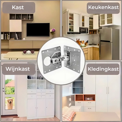 Meubel scharnieren reparatie zijplaat