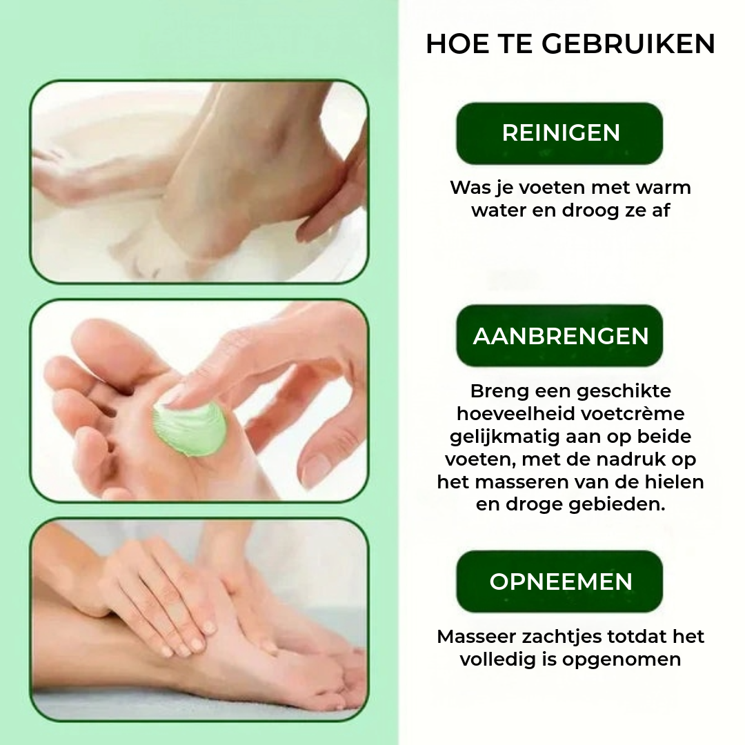 Hydraterende Voetcrème van Theeboomolie en Aloë Vera