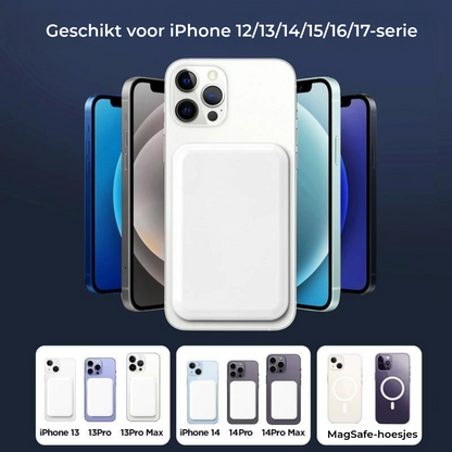 Magnetische draadloze powerbank voor iPhone - 5000 mAh