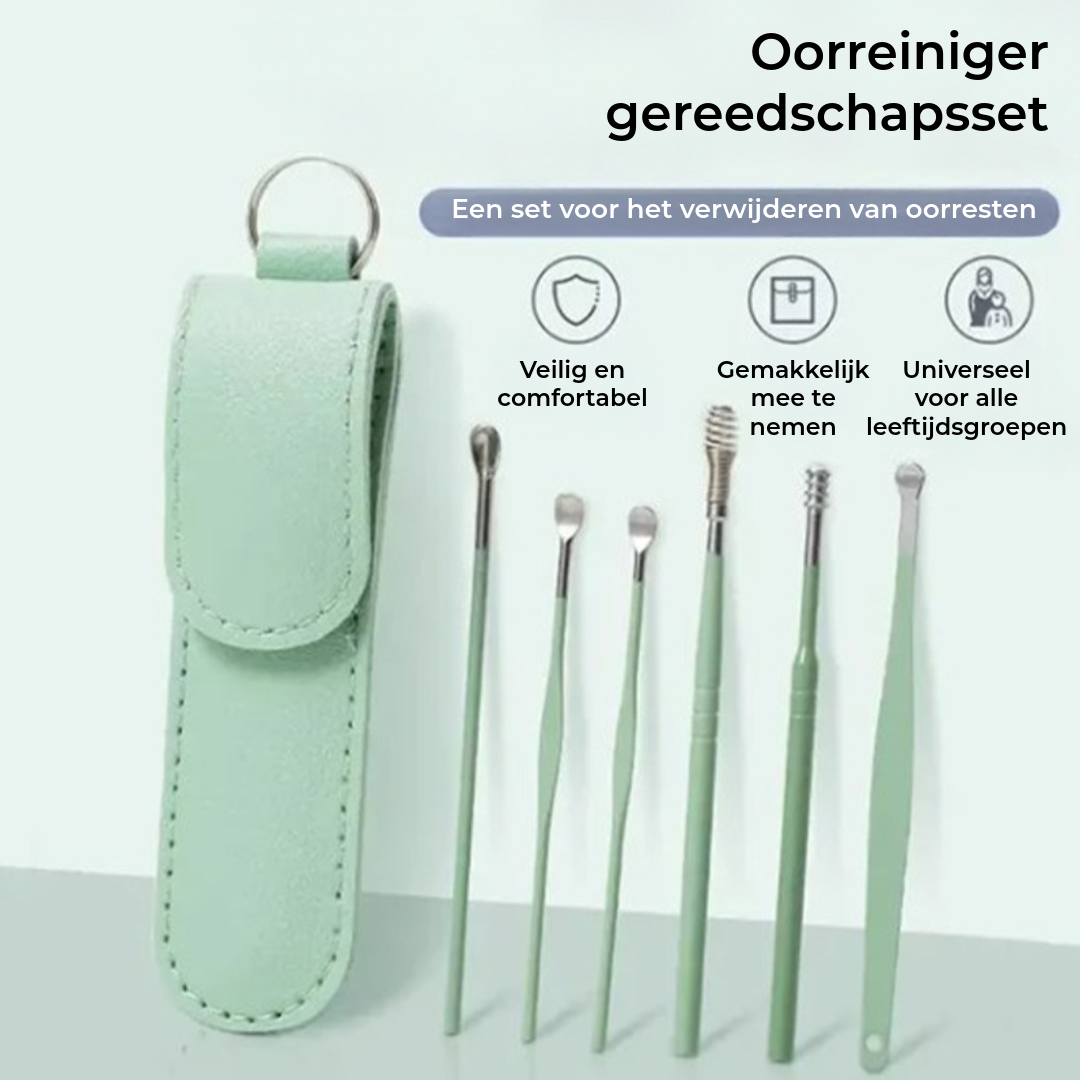 Stalen Oorsmeer Verwijderaar Set