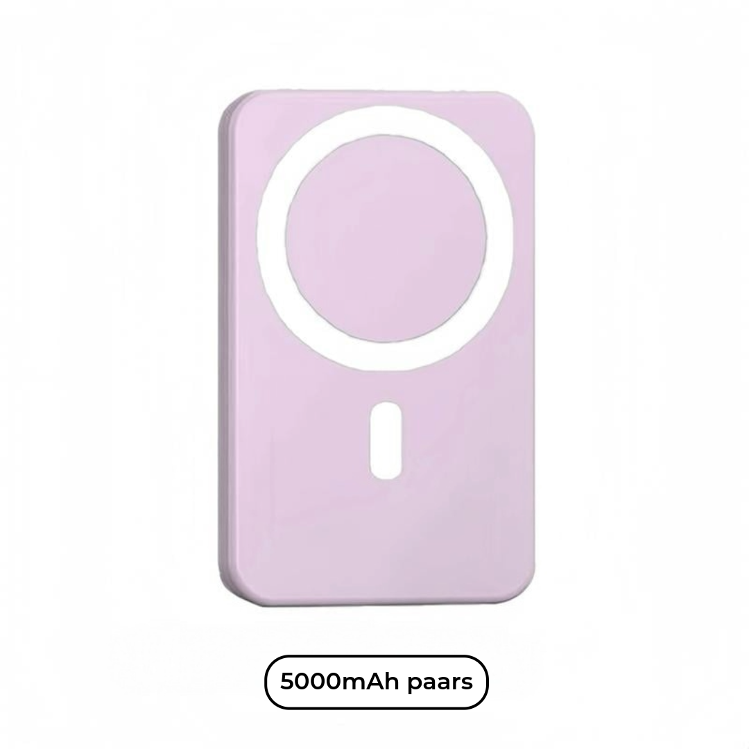 Magnetische draadloze powerbank voor iPhone - 5000 mAh