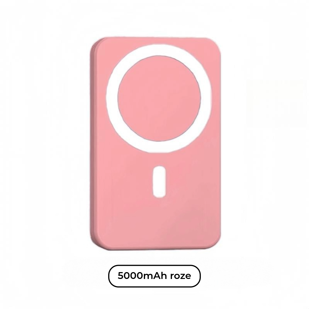 Magnetische draadloze powerbank voor iPhone - 5000 mAh