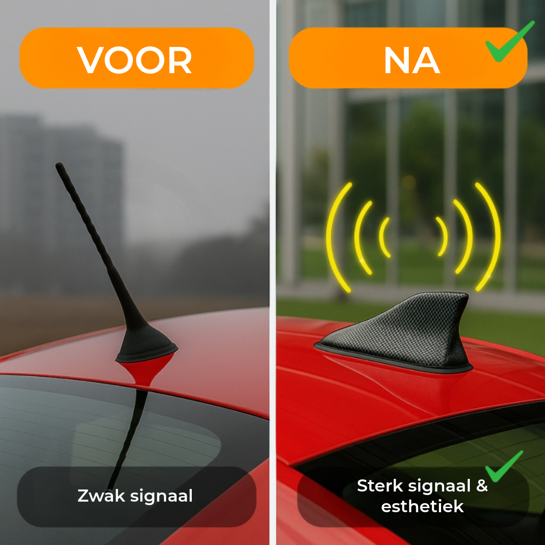 Shark autoantenneversterker – superieure radio-ontvangst