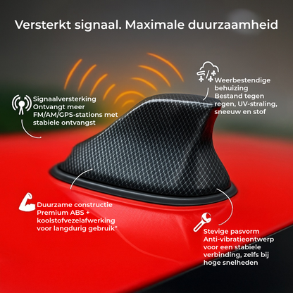 Shark autoantenneversterker – superieure radio-ontvangst