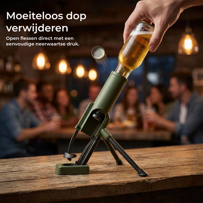 Grappige Flesopener in Mortiervorm