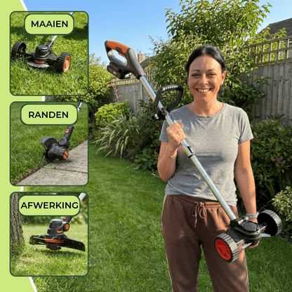 3-in-1 Grastrimmer - Struikgewas verwijderen, maaien en zagen