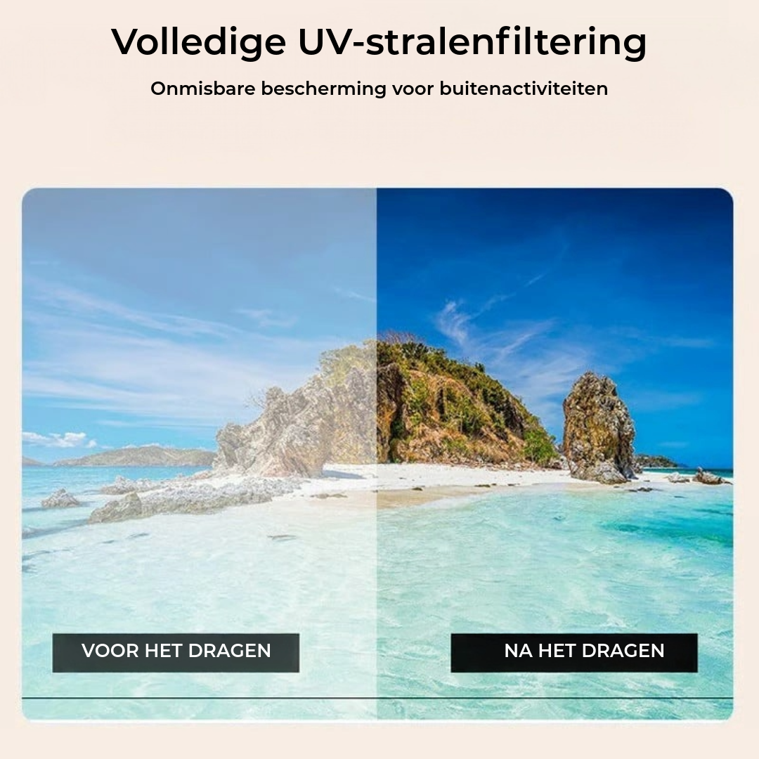 Opvouwbare leesbril met blauwlichtfilter en etui