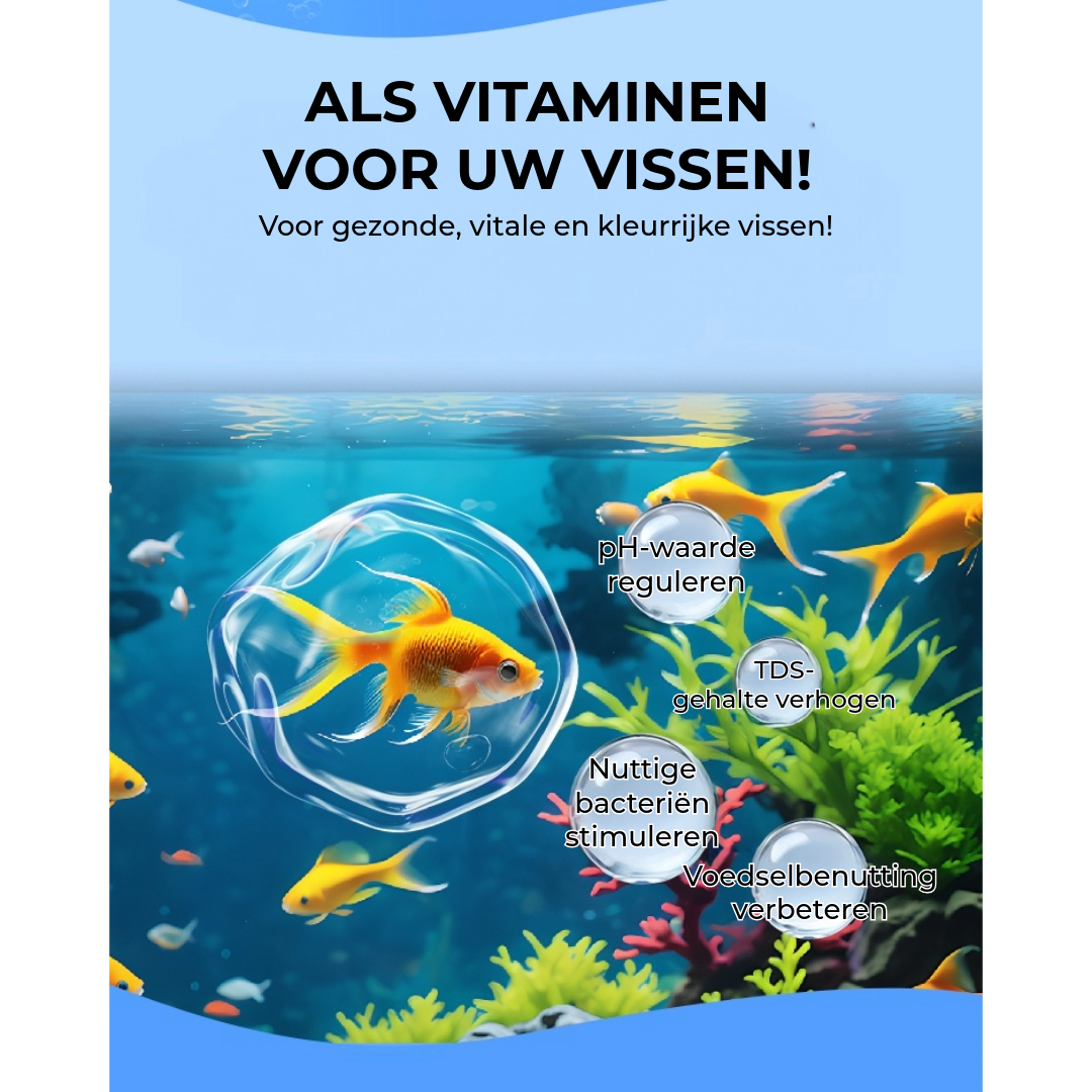 Waterzuiveringstabletten voor aquaria