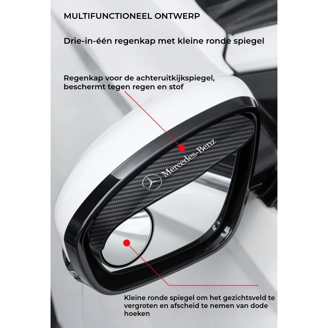 Multifunctionele Regenwenkbrauw voor Autospiegels