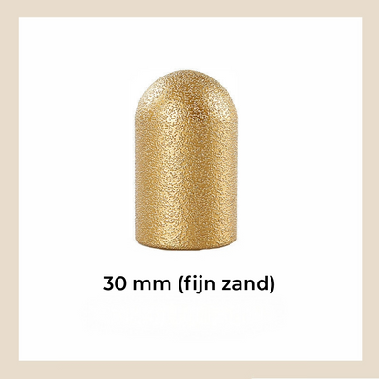 Vacuümgesoldeerde, schurende ronde slijpkop