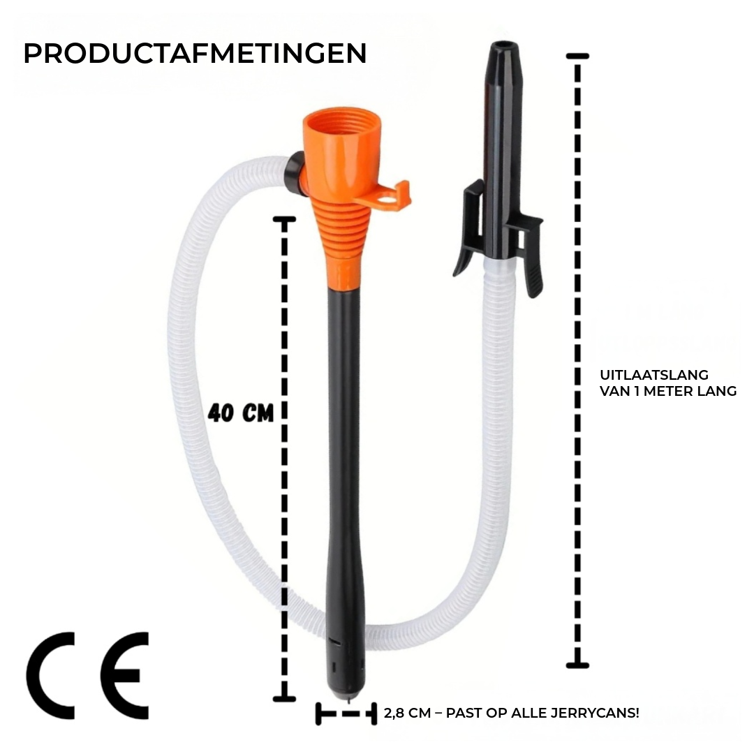 FuelMover™ - Tank bij zonder een jerrycan op te tillen