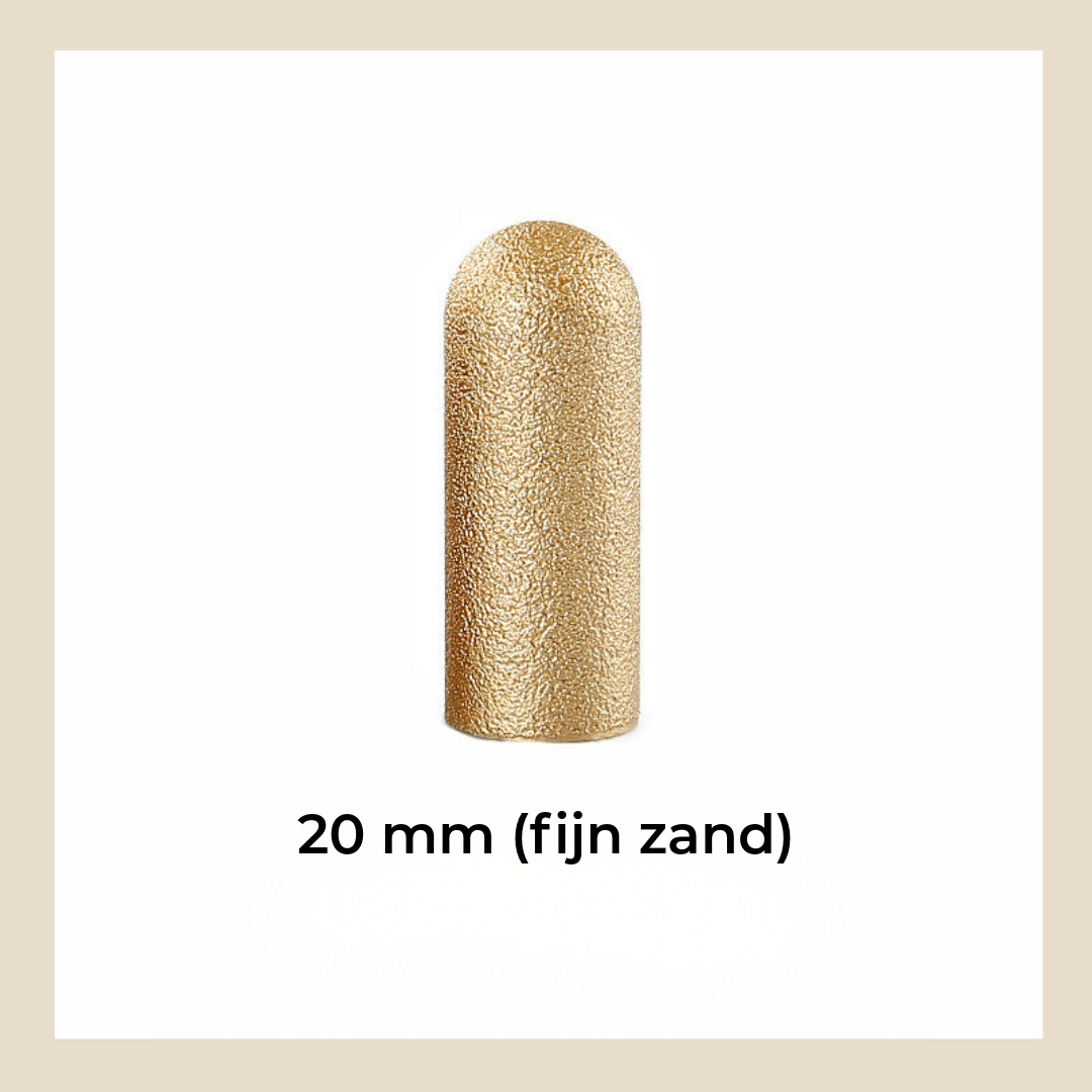 Vacuümgesoldeerde, schurende ronde slijpkop