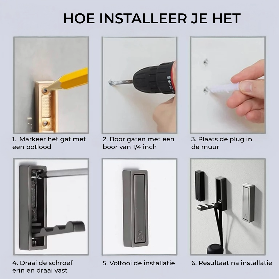 Moderne Opvouwbare Wandhaak