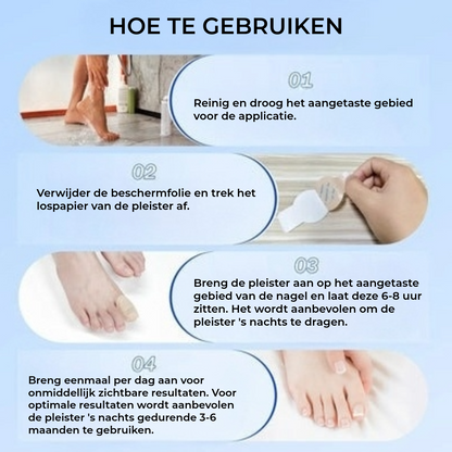 FungalPatch - Antibacterieel Schimmelwerend Patch En Nagelverzorging Pak